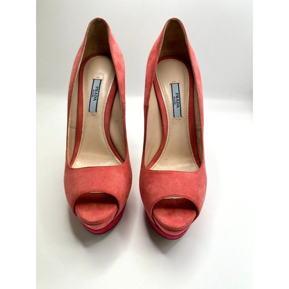 Prada peep toe heels - Picture 1 of 5